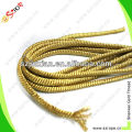 gold metallic braided rope/metallic braided rope/gold braided rope